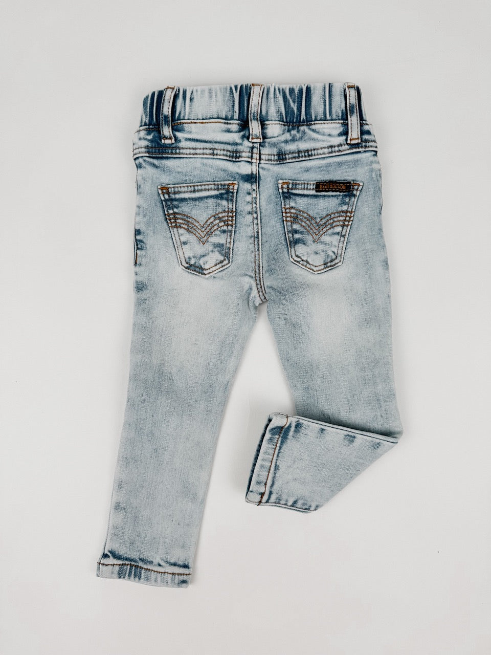 Blue Distressed Denim Jeans