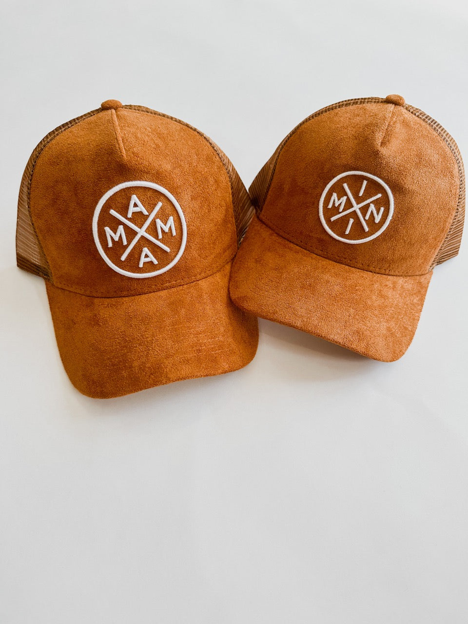 MINI X Brown Suede Trucker Hat