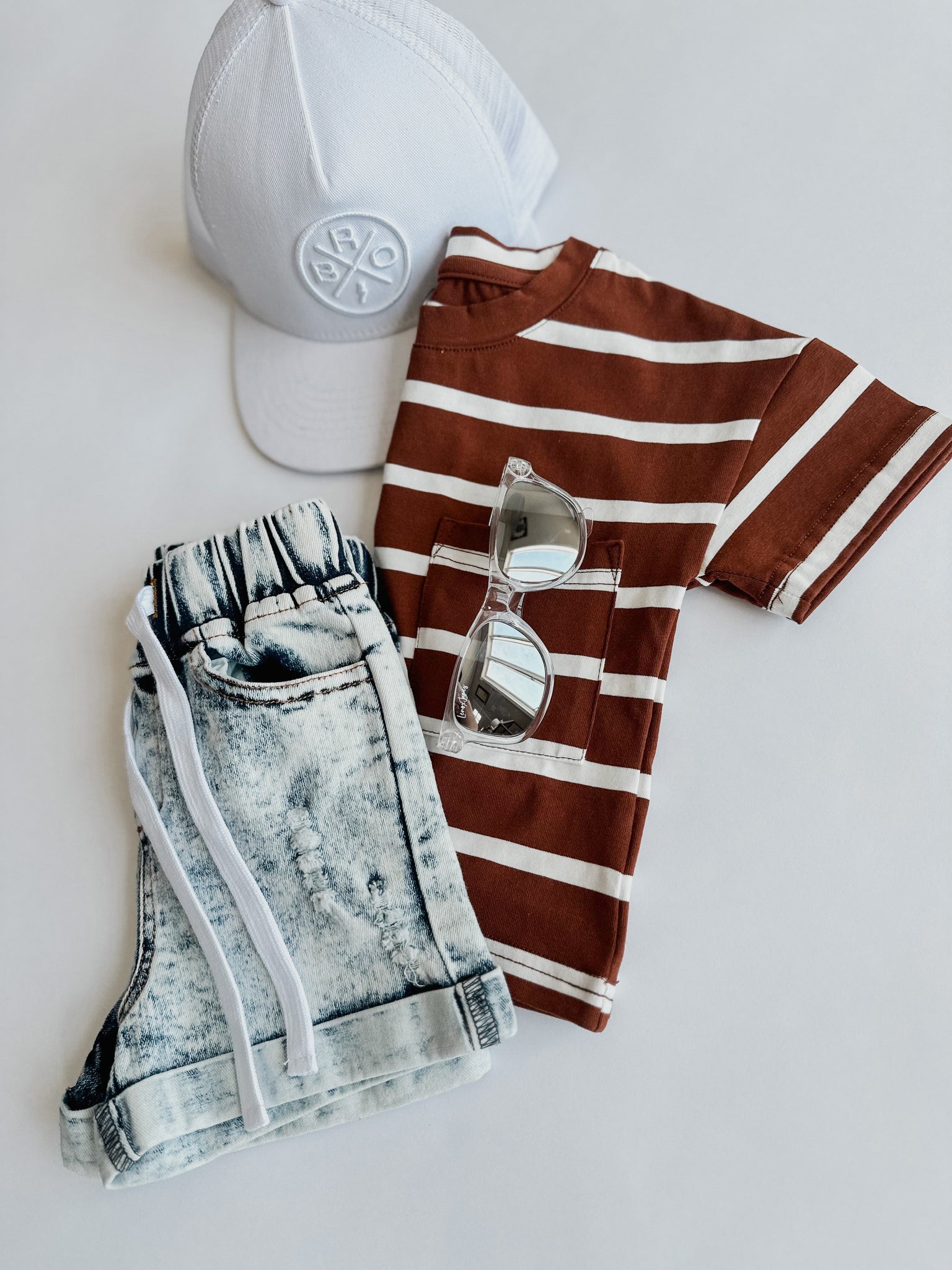 Rust Striped Tee